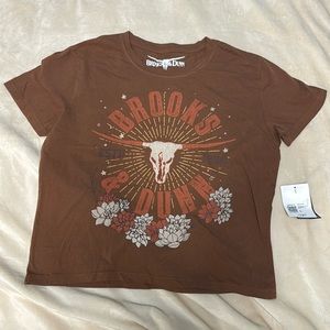 Brooks & Dunn cropped t-shirt